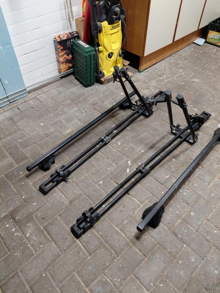 Universele Dakdragers met 2 fietsen standaards, Ophalen, Dakdrager