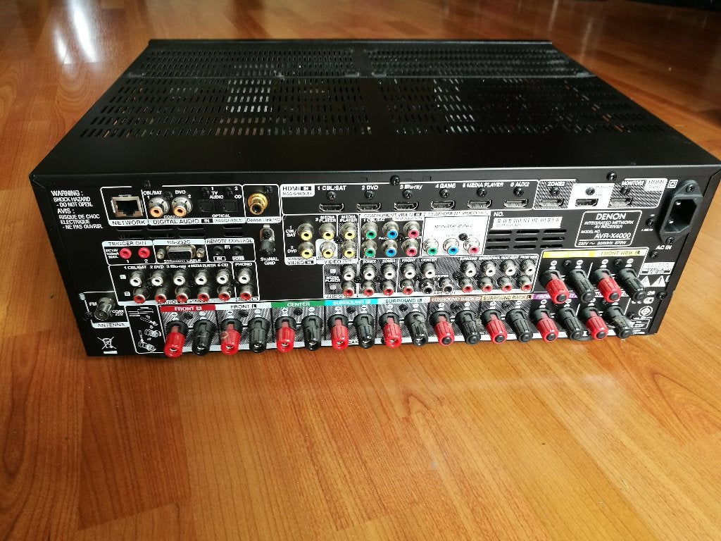 Denon AVR-X4000 black, Ophalen, Gebruikt, Denon, 120 watt of meer