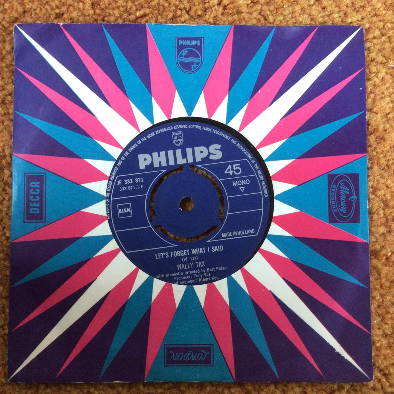 Wally Tax, Cd's en Dvd's, Ophalen of Verzenden, Zo goed als nieuw, Nederlandstalig