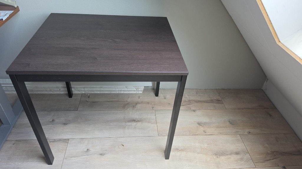 Uitschuifbare eettafel (Ikea Vangsta), Modern, Compact, Gebruikt, 100 tot 150 cm, 50 tot 100 cm
