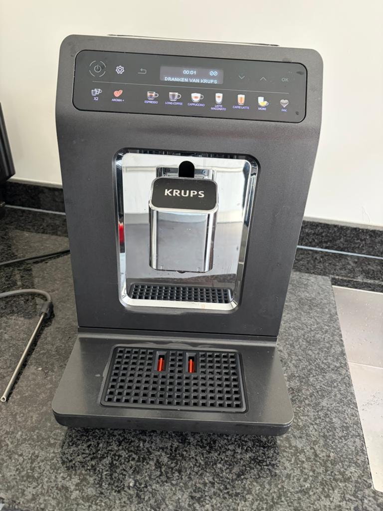 Krups Evidence One EA895N Volautomatische espressomachine, Ophalen, Espresso apparaat, Koffiebonen, Zo goed als nieuw