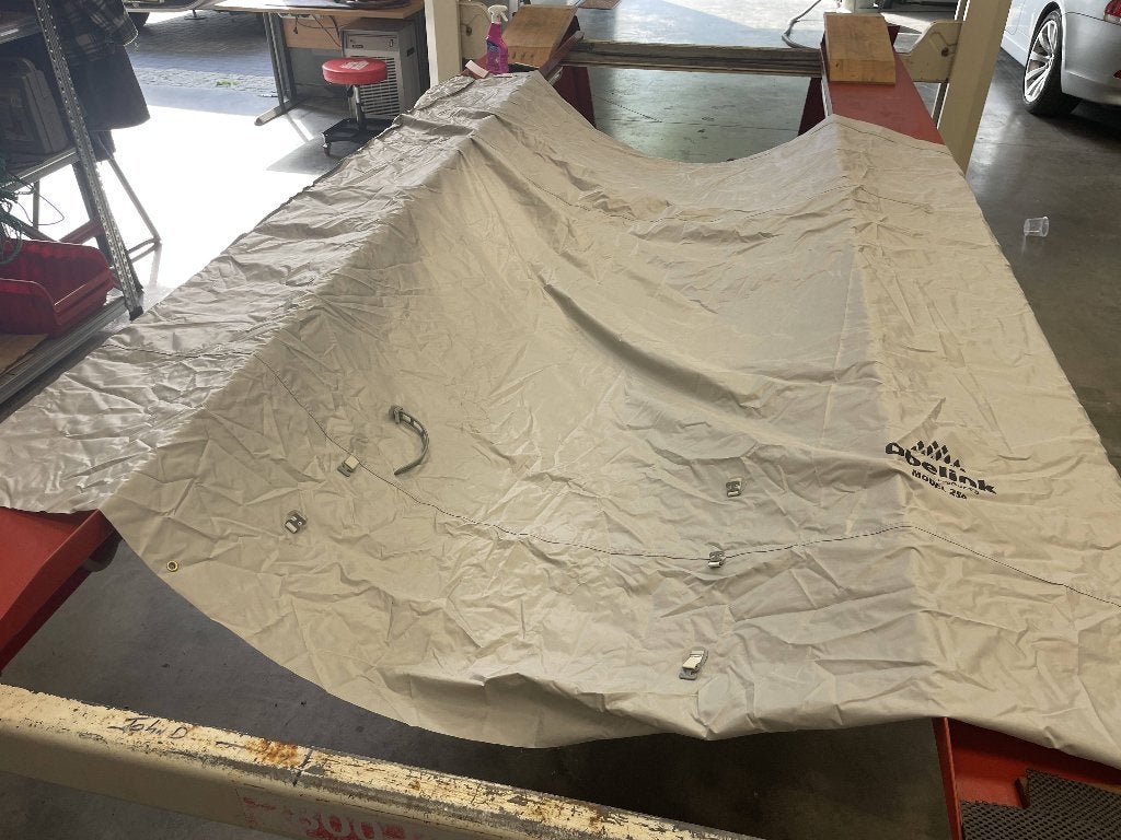 Zijwand voor camper/caravanluifel Obelink 250, Ophalen of Verzenden, Zo goed als nieuw, PVC, Overige merken