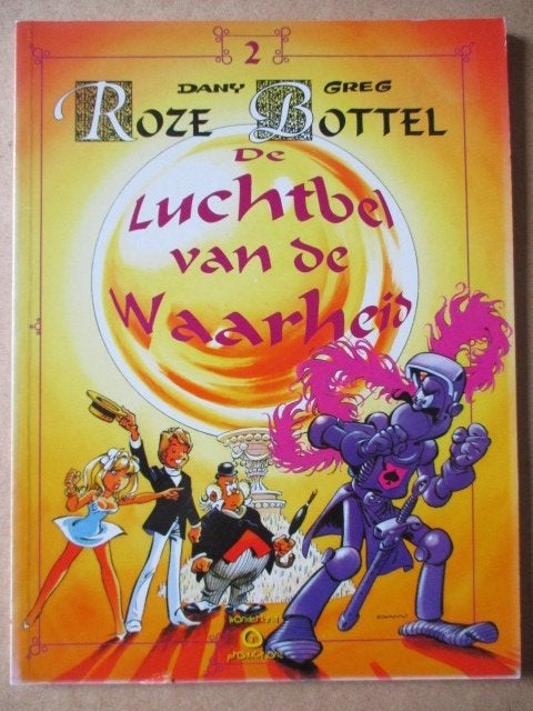 w0410 roze bottel 2 de luchtbel van de waarheid, Boeken, Stripboeken, Eén stripboek, Ophalen, Gelezen