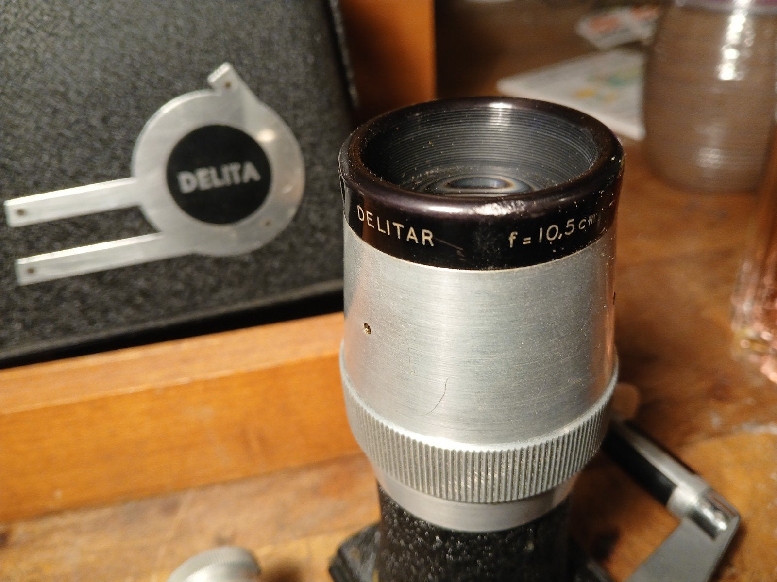 Vintage Delita Old Delft Projector met Delitar f=10.5cm lens, Ophalen