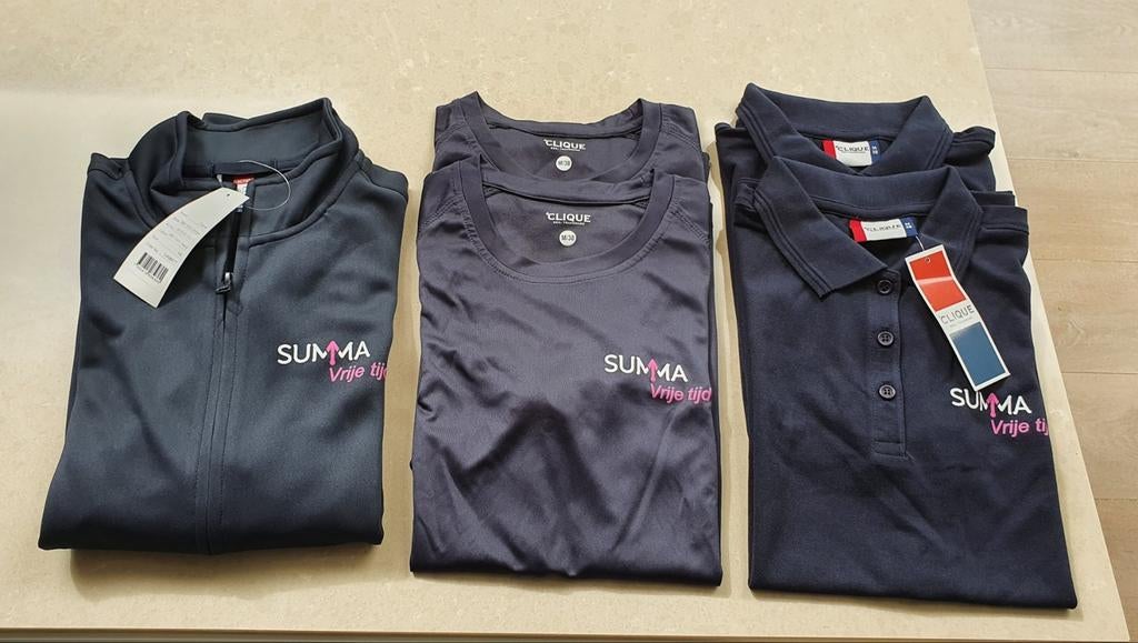 NIEUW: Summa Kledingpakket 5st: Sport & Vrije Tijd, M38, Maat 38/40 (M), Blauw, Overige typen, Nieuw