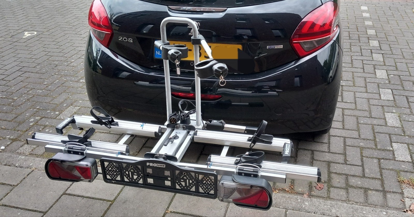 Pro-User Diamant (91739) fietsdrager., Auto diversen, Fietsendragers, Ophalen, 2 fietsen, Zo goed als nieuw, Trekhaakdrager