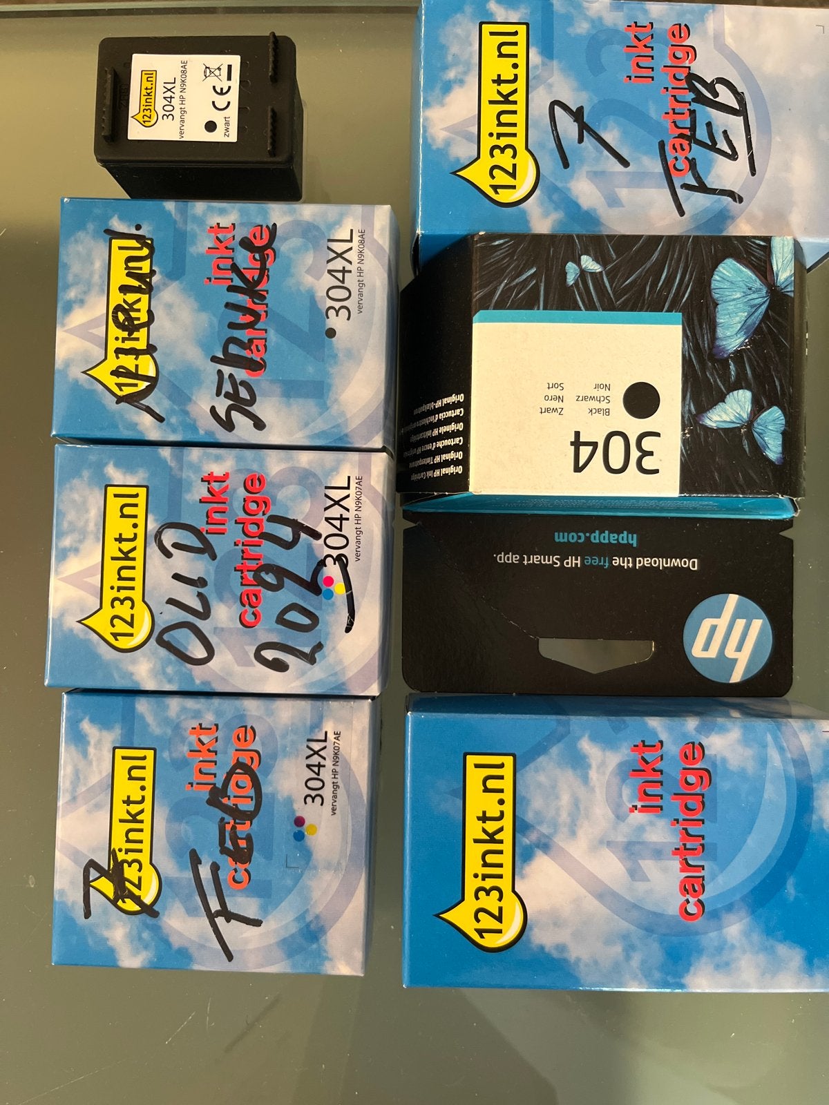 HP 304XL en 304 inktcartridges (origineel en white label), Computers en Software, Ophalen of Verzenden, Gebruikt, Cartridge