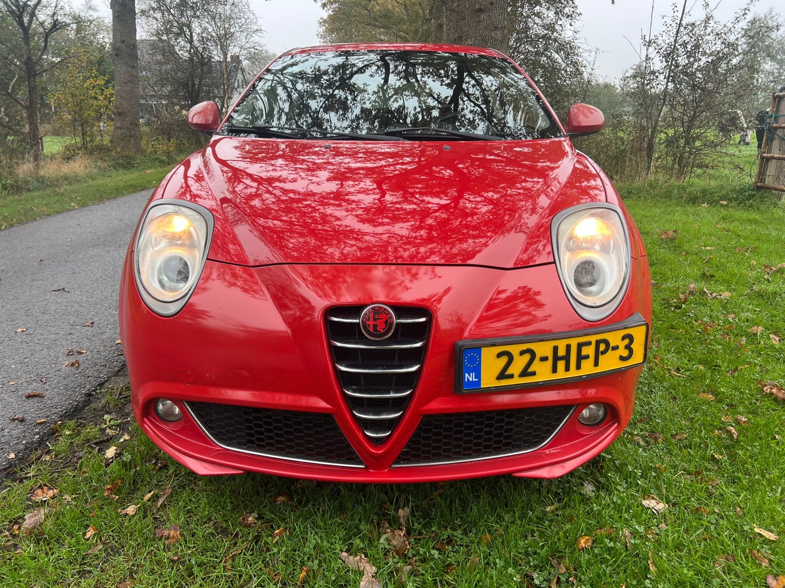 Alfa Romeo MiTo 1.4 2010 Rood, Auto's, Voorwielaandrijving, Stof, Zwart, 4 cilinders