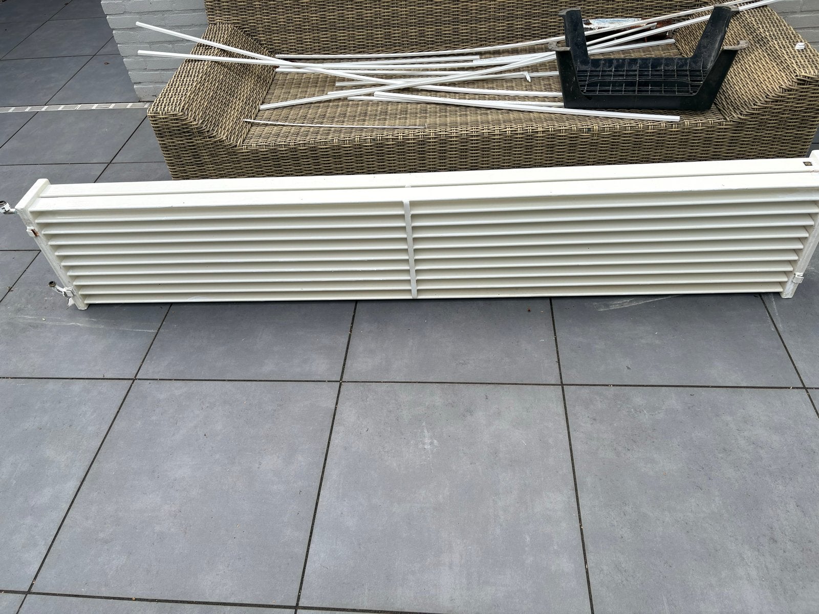 Design Radiator Hoog 2.20m, Breed 40cm, Diep 15cm, Ophalen, Gebruikt, Radiator, Minder dan 60 cm