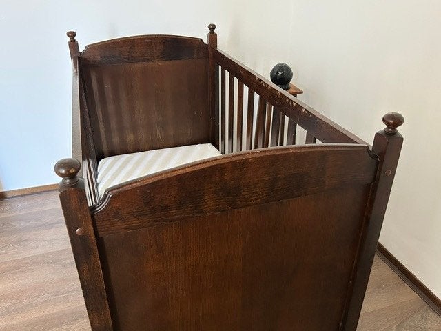 Houten ledikantje, Kinderen en Baby's, Gebruikt, Minder dan 140 cm, Minder dan 70 cm, Ophalen