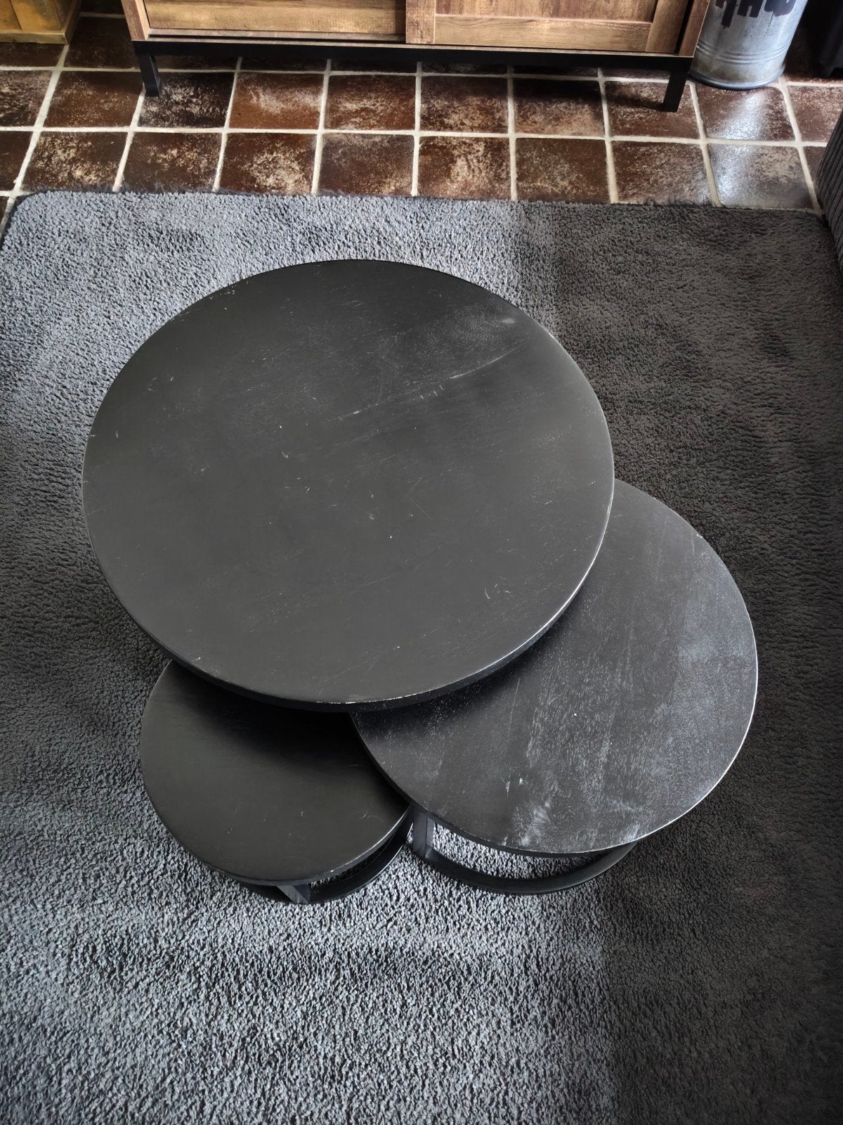 salontafeltjes, Ophalen, Gebruikt, 50 tot 100 cm, Rond