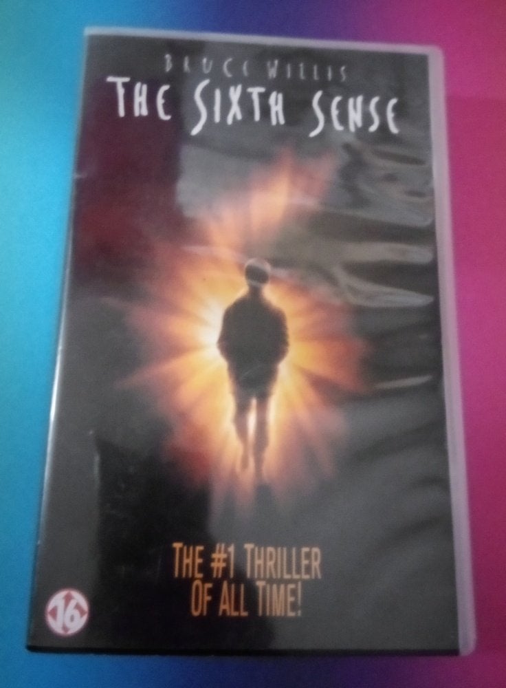 VHS - The Sixth Sense - Koopvideo, Horror, Nederlands ondertiteld, Engels, Vanaf 16 jaar