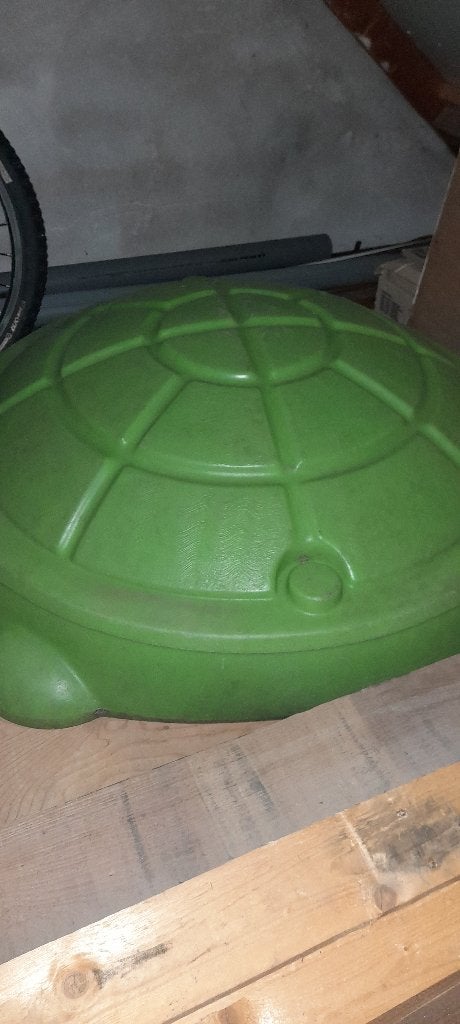 Schildpad zandbak / waterbadje voor zomerdag, Ophalen, Gebruikt