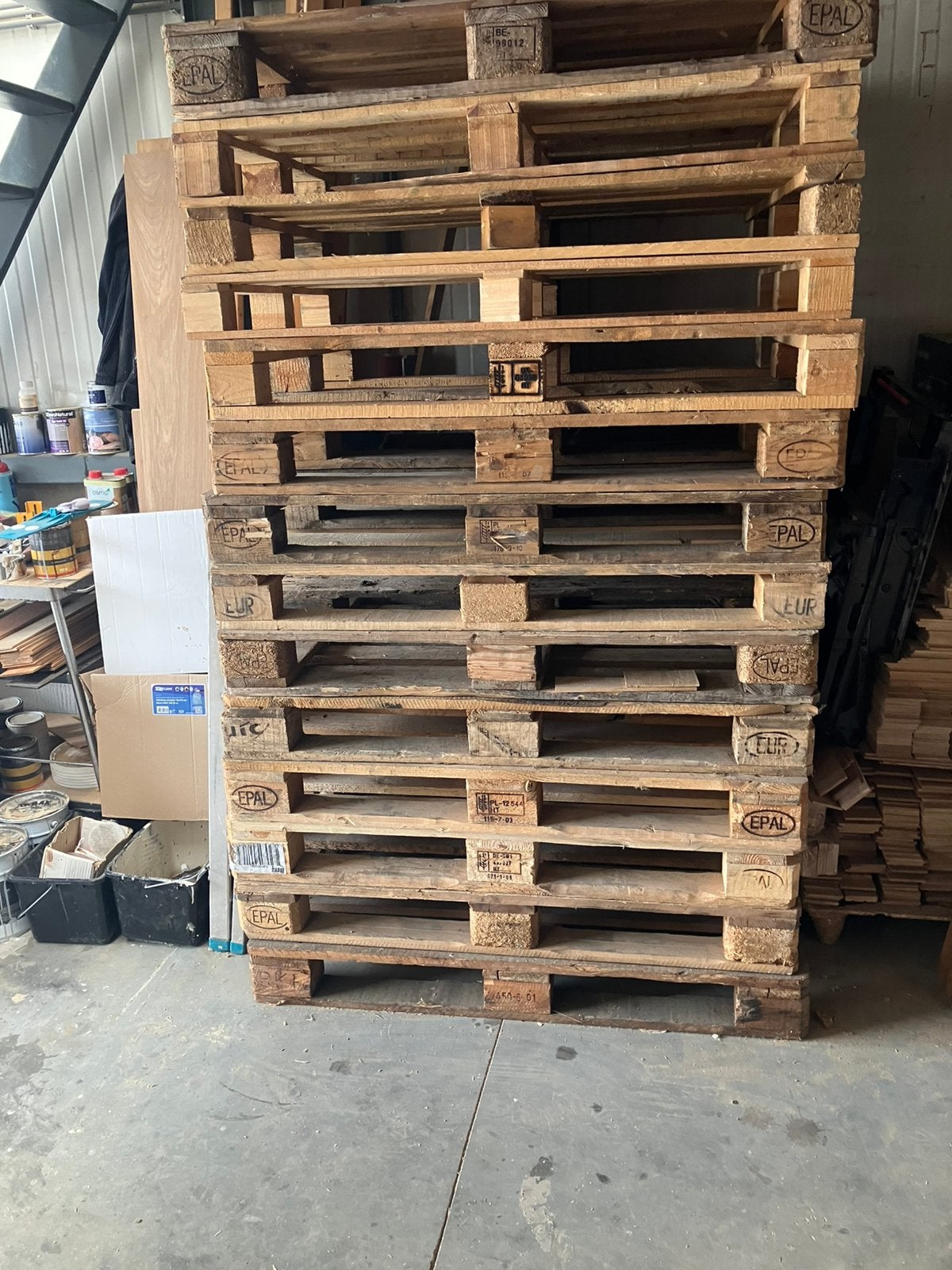 15. Pallets.    Koopje, Nieuw, Ophalen of Verzenden, Pallet, Minder dan 200 cm