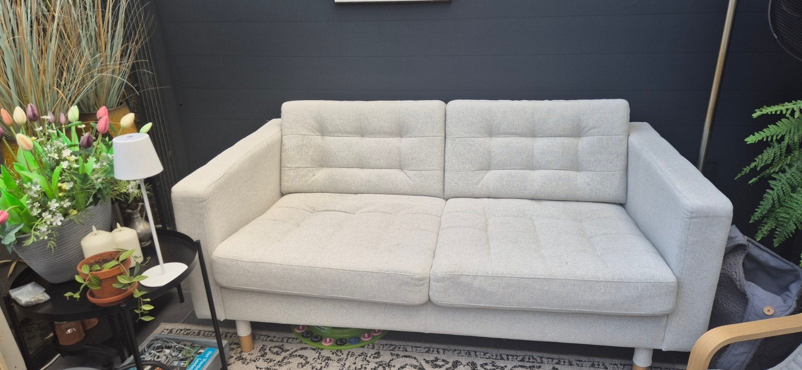 Ikea bankje 2-zits, zo goed als nieuw, rookvrij huis, Ophalen, 150 tot 200 cm, Tweepersoons, 75 tot 100 cm