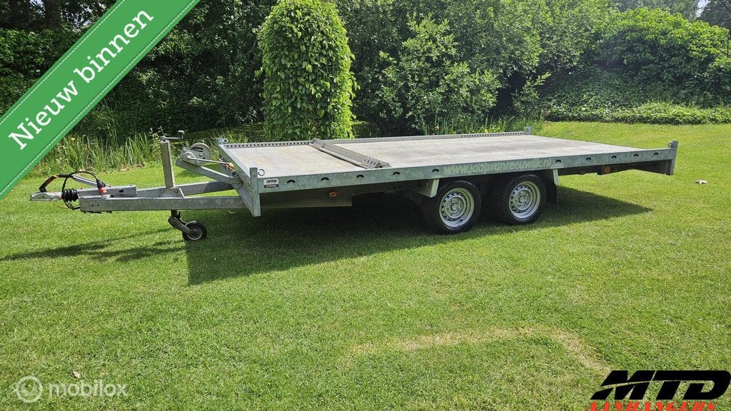 Anssems autotransporter machinetransporter + oprijplaten, Gebruikt