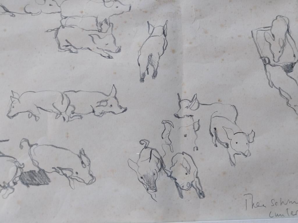 Varkentjes van Thea Schmidt-Poort., Antiek en Kunst, Ophalen of Verzenden
