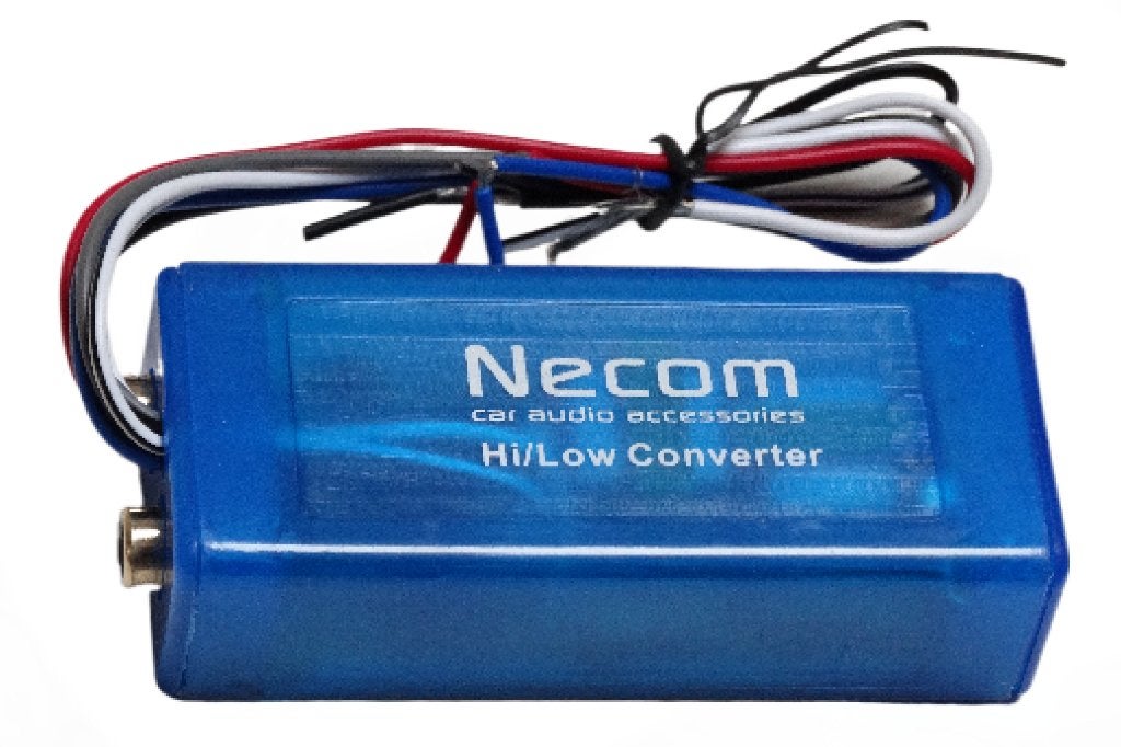 Necom SIA-P30 High Low Converter met Remote, Auto diversen, Autospeakers, Nieuw, Ophalen of Verzenden