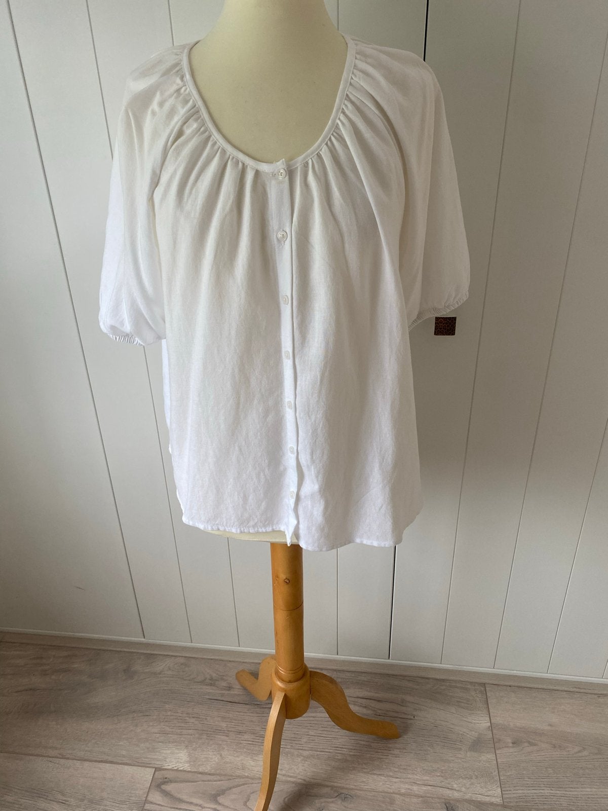 Levi's Witte Blouse Maat M - Nieuw met kaartjes, Maat 38/40 (M), Wit, Nieuw, Ophalen of Verzenden