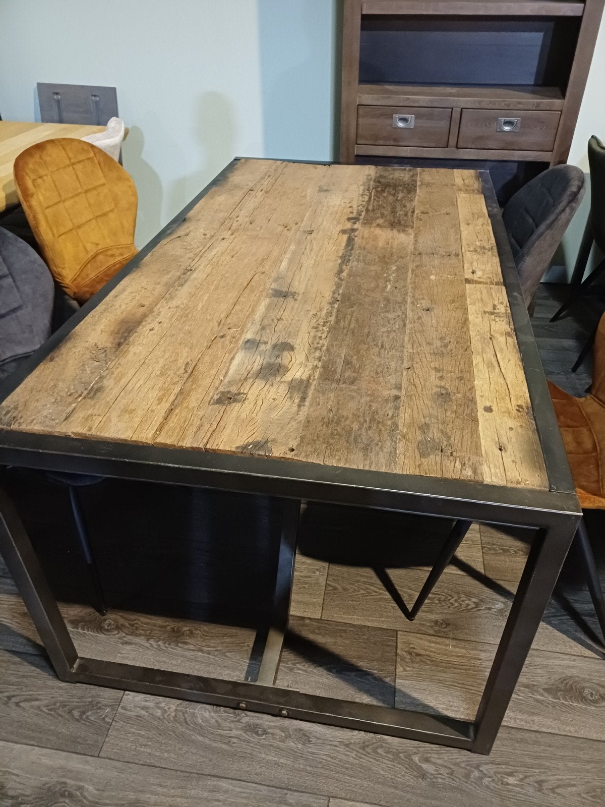 Eettafel 180 x 100 (nieuw), Huis en Inrichting, Tafels | Eettafels, Ophalen, Rechthoekig, 150 tot 200 cm, 50 tot 100 cm