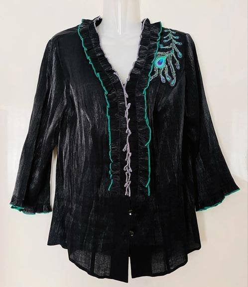 Vogelsang blouse maat 38, Kleding | Dames, Ophalen of Verzenden, Nieuw, Maat 38/40 (M), Zwart