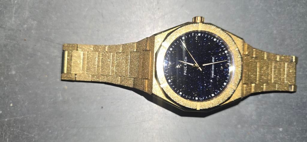 Paul Rich herenhorloge goudkleurig, Sieraden, Tassen en Uiterlijk, Horloges | Heren, Ophalen of Verzenden