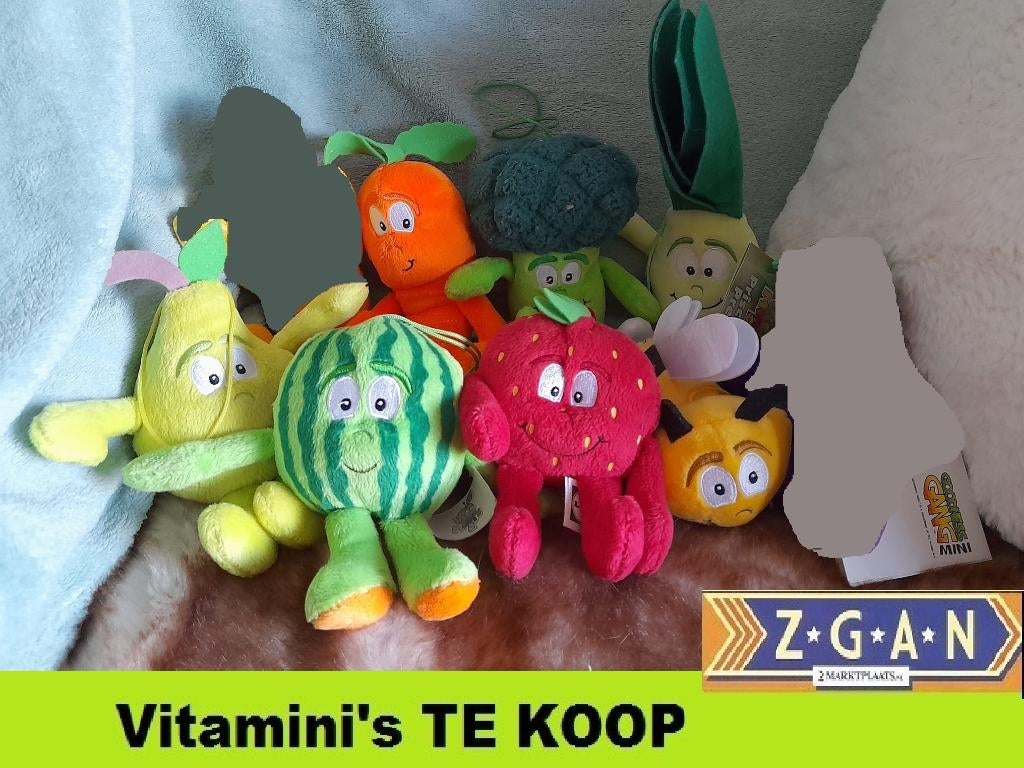 Vitamini popjes (INCL. LABEL) (lidl actie 2018 - 2019), Lidl, Overige karakters, Overige typen, Nieuw