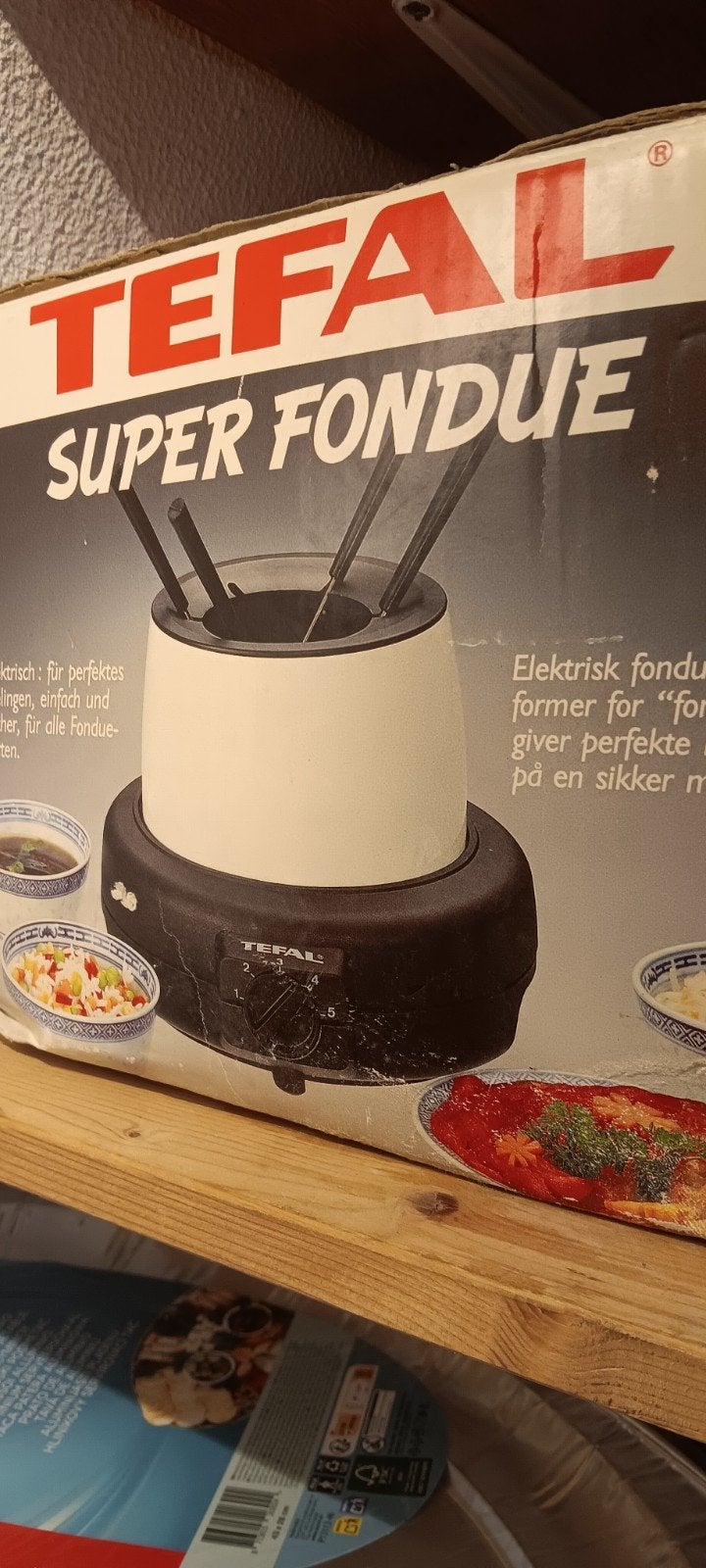 Fondue  super set TEFAL elektrische 1 X GEBRUIKT, Ophalen, Elektrisch, Fondueset