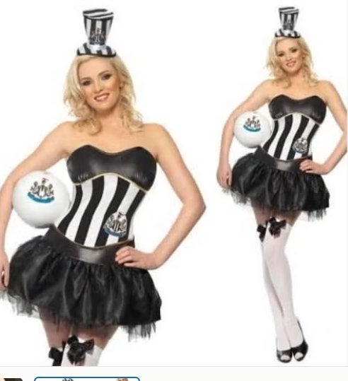 Newcastle United verkleed outfit mt M, Ophalen of Verzenden, Nieuw, Maat 38/40 (M), Carnaval