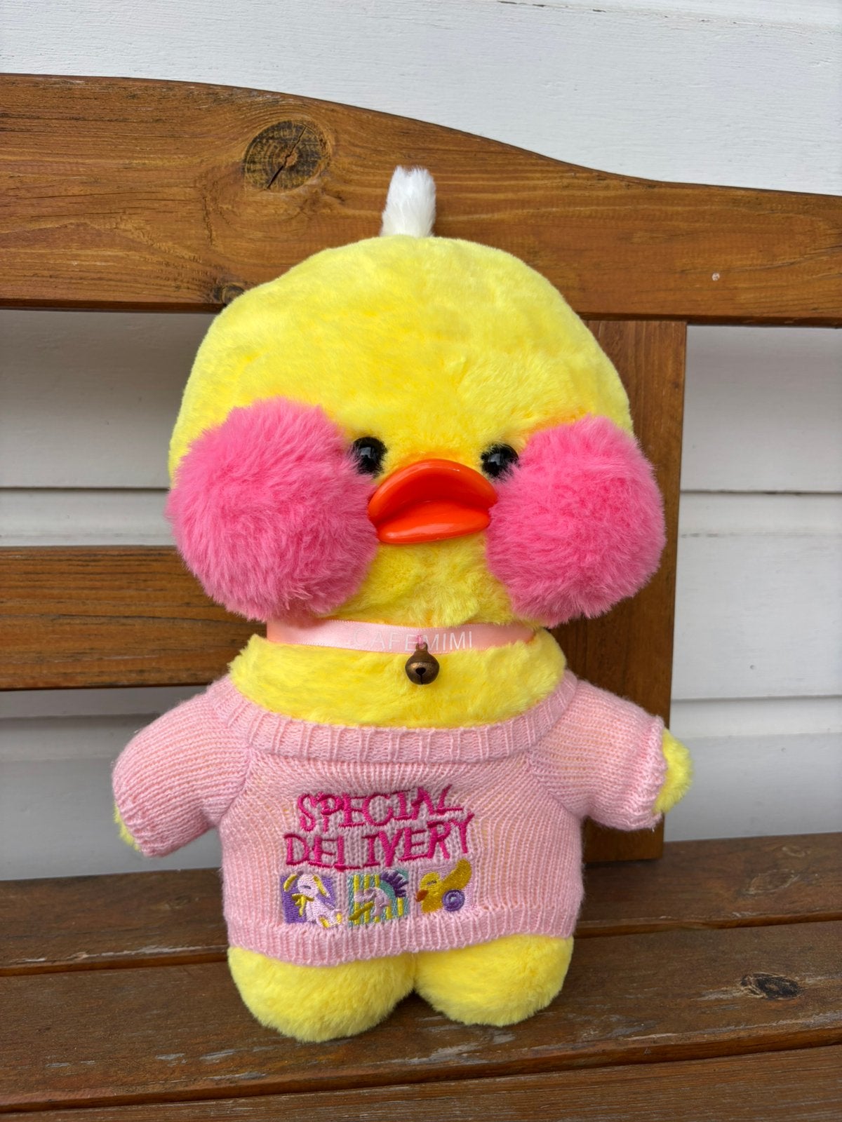 Kawaii knuffel eend paper duck met kleding | Lalafanfan, Ophalen of Verzenden, Eend