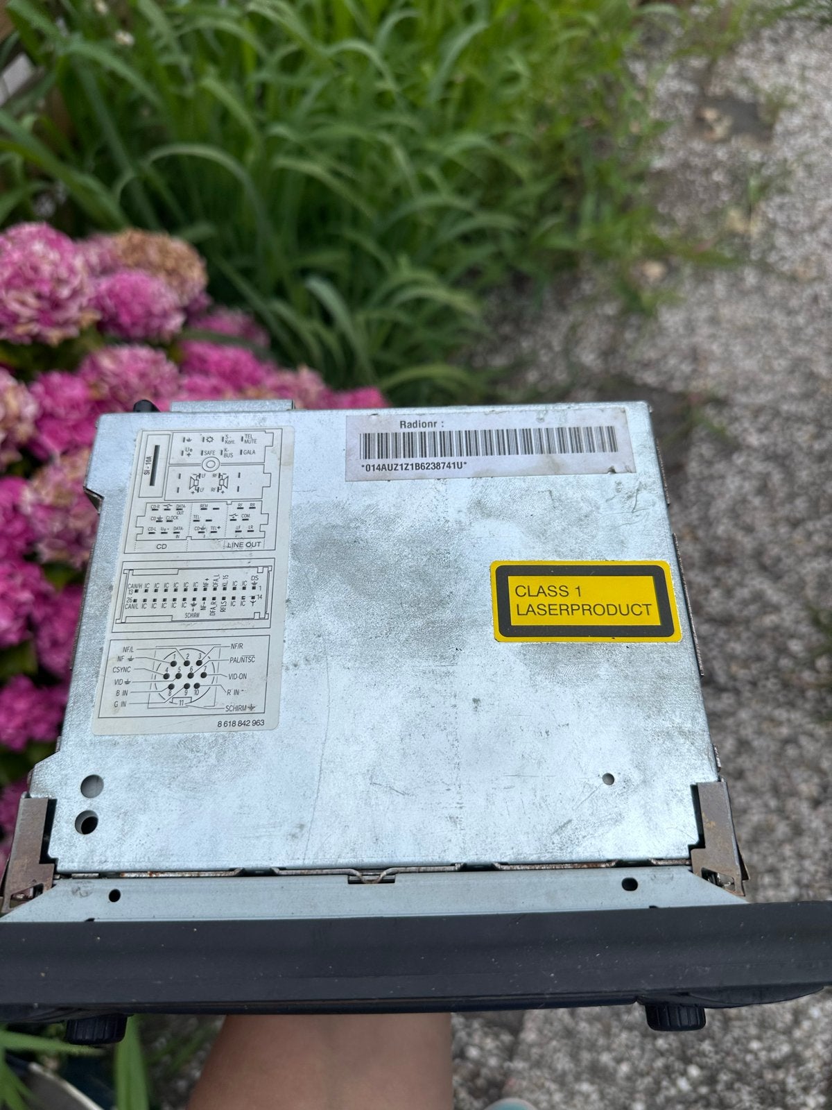 Audi Navigation Plus RNS-D Radio CD Speler, Ophalen, Gebruikt