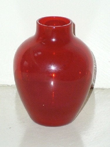 Mini Vaasje Glas Ruby Red Bolvormig, Ophalen