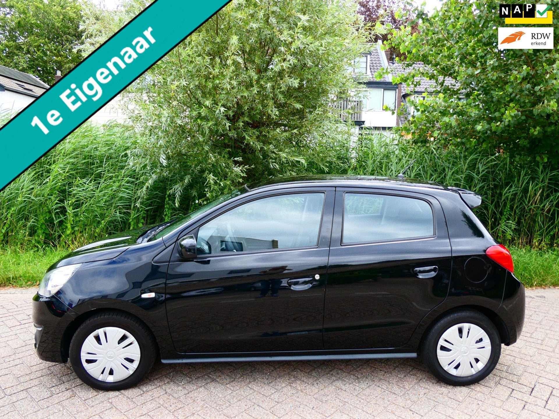 Mitsubishi Space Star 1.0 Cool+ Automaat Airco 1e eigenaar Z, Stof, Gebruikt, Euro 6, 840 kg
