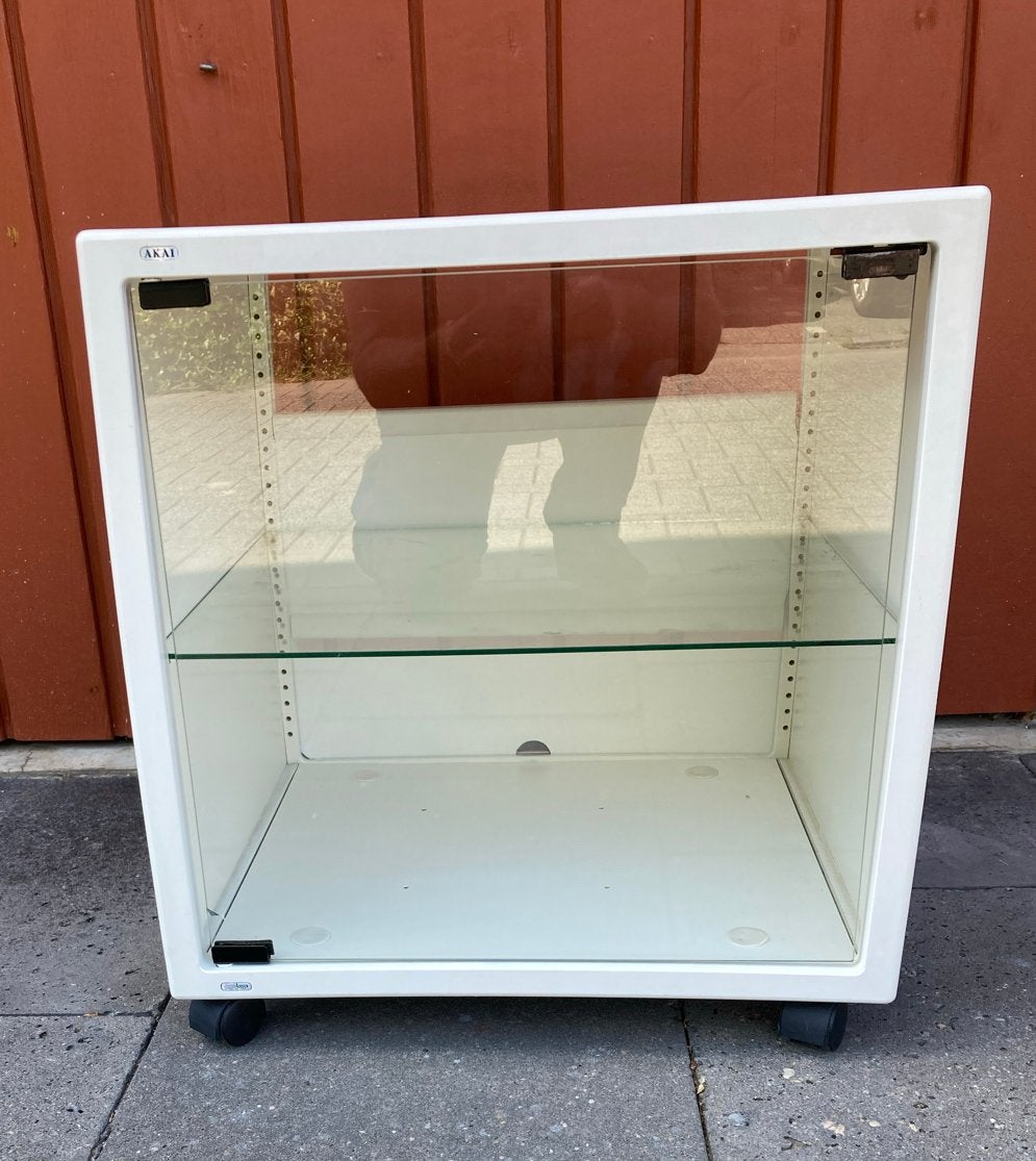 Vintage Akai Cube Kube  op wieltjes, Ophalen, Refurbished, Akai, Losse componenten