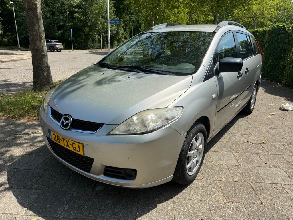 Mazda 5 1.8 Touring Nap Airco Elektrische Ramen 1E Eigenaar, Auto's, Gebruikt, 1370 kg, 4 cilinders, 116 pk