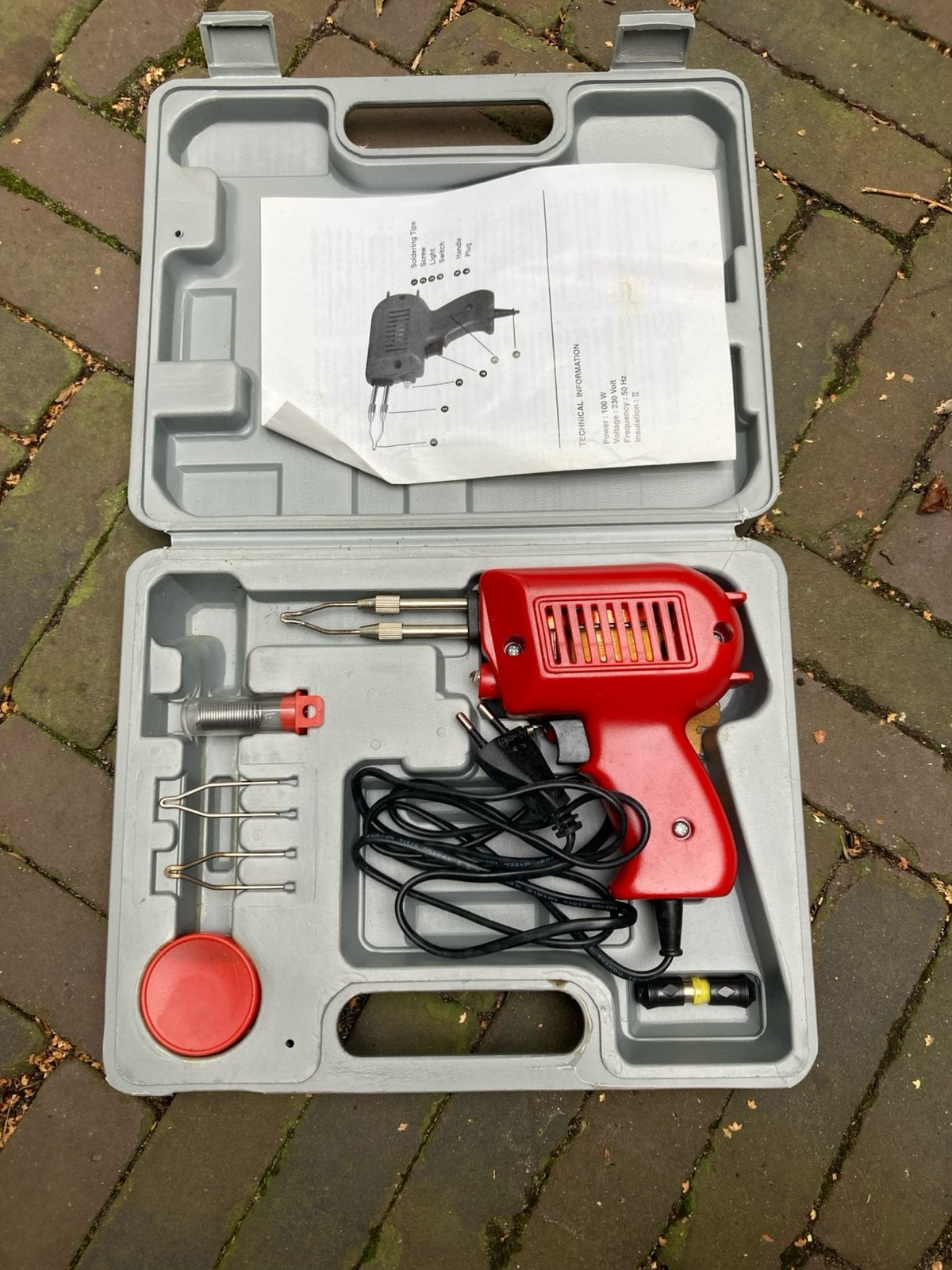 Soldeerbout ook wel soldeerrevolver, Doe-het-zelf en Verbouw, Gereedschap | Handgereedschap, Ophalen of Verzenden, Zo goed als nieuw
