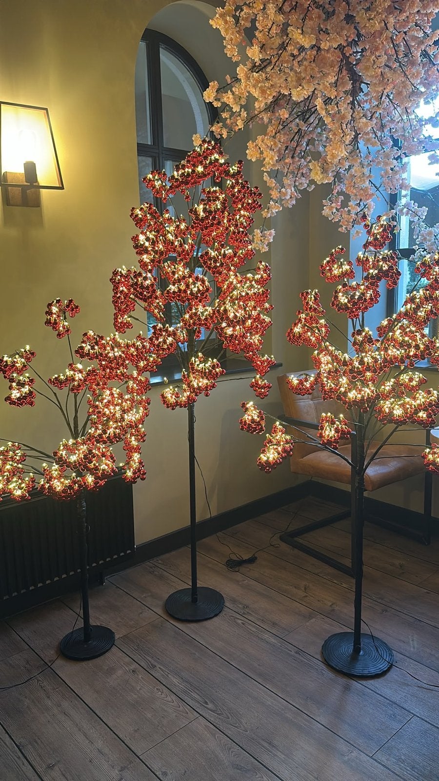Countryfield Christmas tree met rode bessen. set- van 3, Ophalen, Zo goed als nieuw