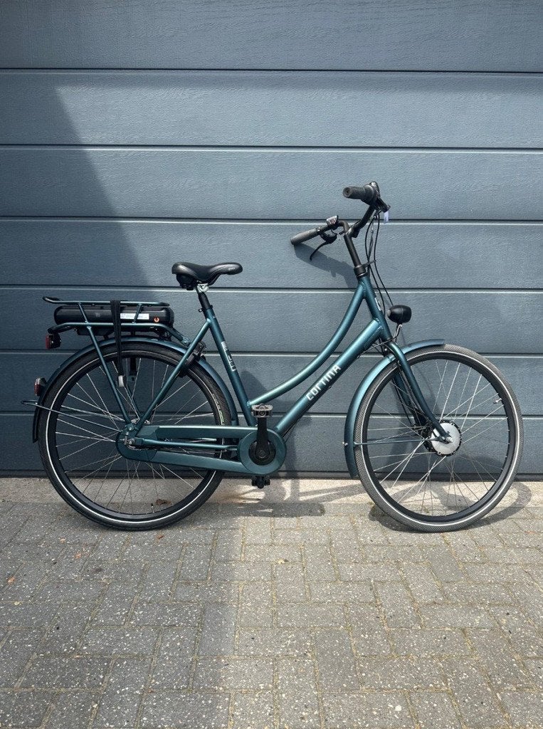 Cortina E-U1 Dames Deep Green Matt 57cm 2021, Fietsen en Brommers, Gebruikt, -, - 0
-, NL, Cortina