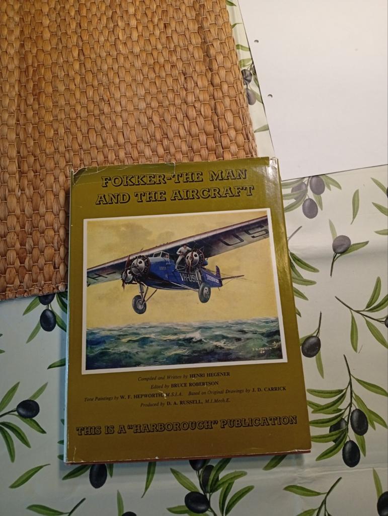 Fokker - The Man and the Aircraft (Engels), Boeken, Techniek, Ophalen of Verzenden, Gelezen, Overige onderwerpen, Henri Hegener