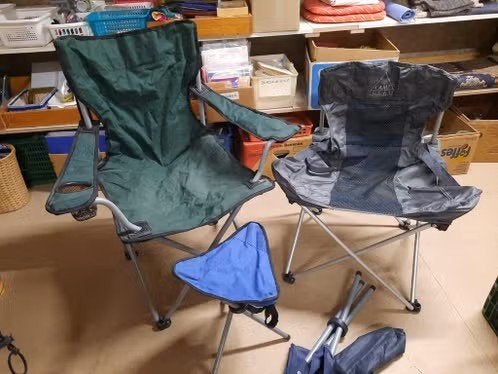 Campingstoel of -krukje, Ophalen, Gebruikt, Campingstoel