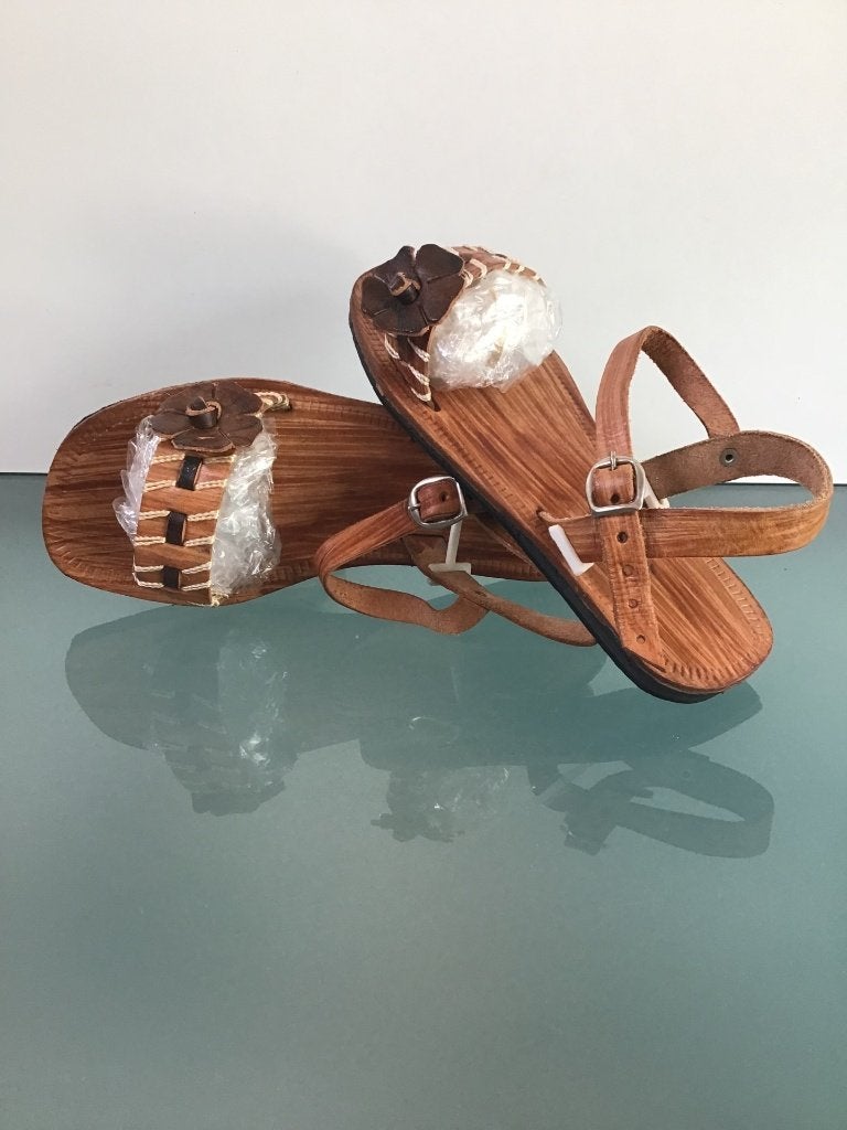Bruine sandalen 38 | Leer | Boho | Gratis verzenden, Bruin, Verzenden, Nieuw, Sandalen of Muiltjes