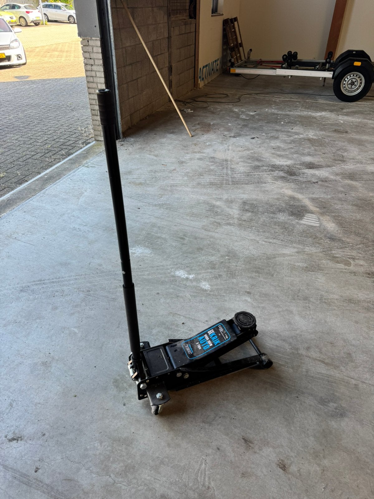 Datona Extra lage krik met snellift - 3 ton, Ophalen of Verzenden, Zo goed als nieuw, Hydraulisch, Garagekrik