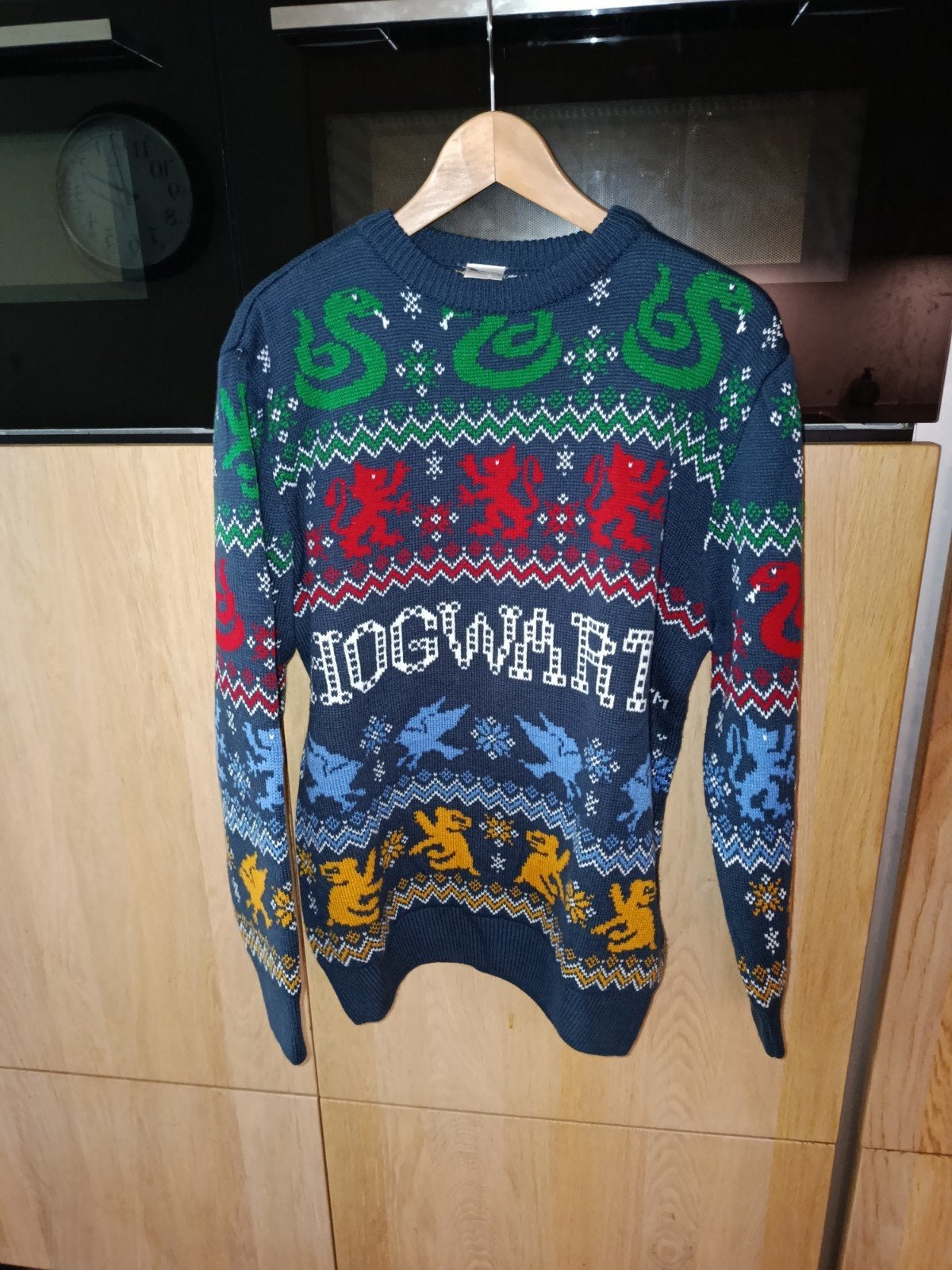 Harry Potter Hogwarts Kersttrui - Maat 52-54 XL, Maat 52/54 (L), Meerkleurig, Ophalen of Verzenden, Zo goed als nieuw