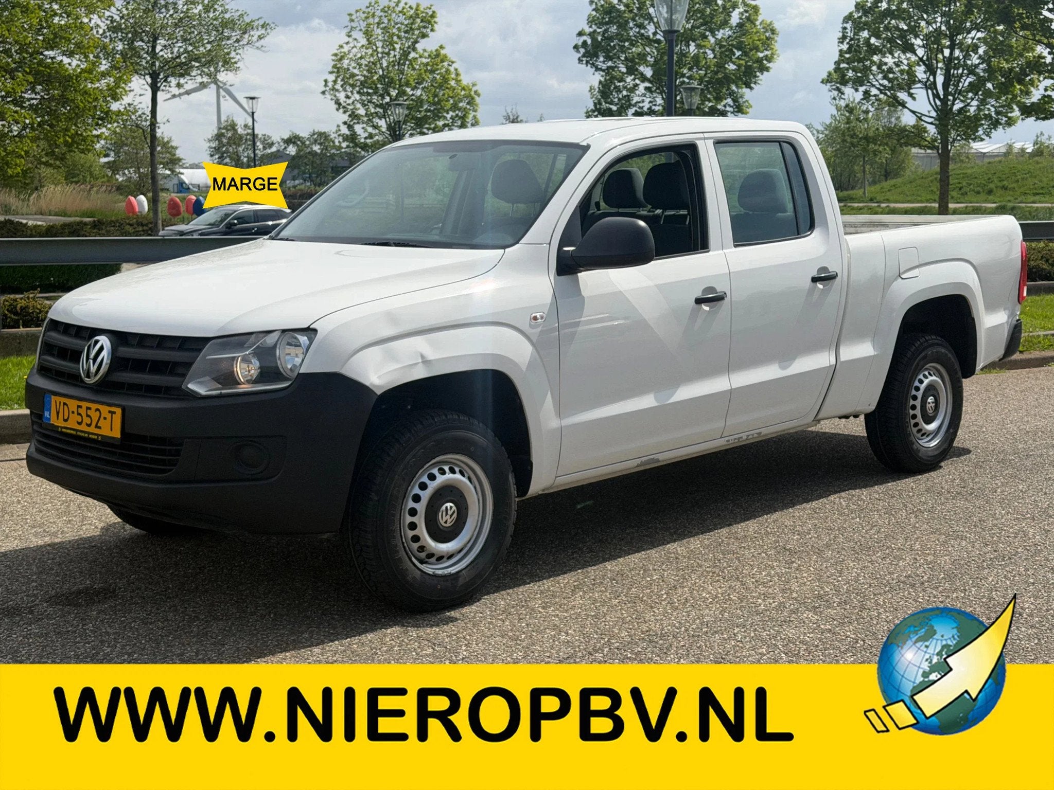 Volkswagen Amarok 2.0TDI Dubbelcabine Pick Up Airco MARGE, Auto's, 13 km/l, Euro 5, Gebruikt, 4 cilinders
