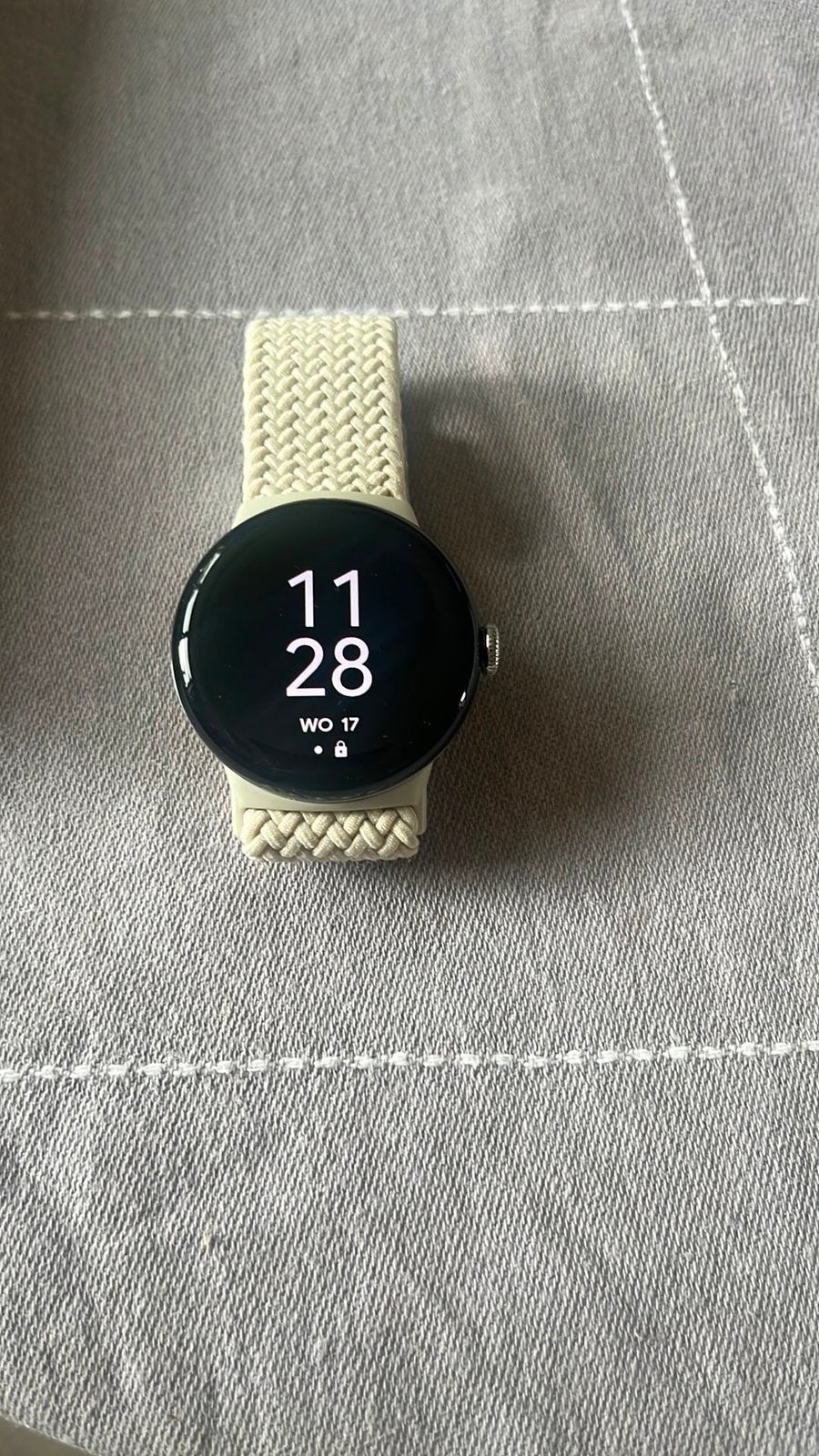 Mooie nette google watch 3 LTE, Ophalen, Zo goed als nieuw, Zilver, Android