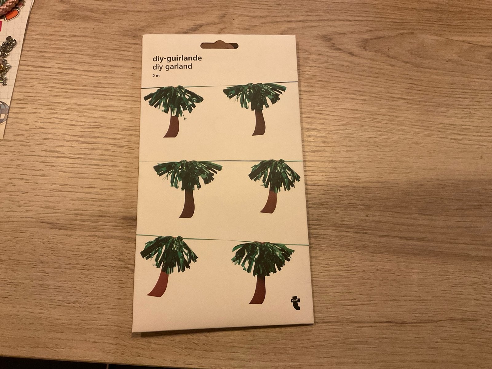 DIY Slinger Palmbomen - 2 meter, Ophalen of Verzenden, Nieuw, Versiering, Verjaardag