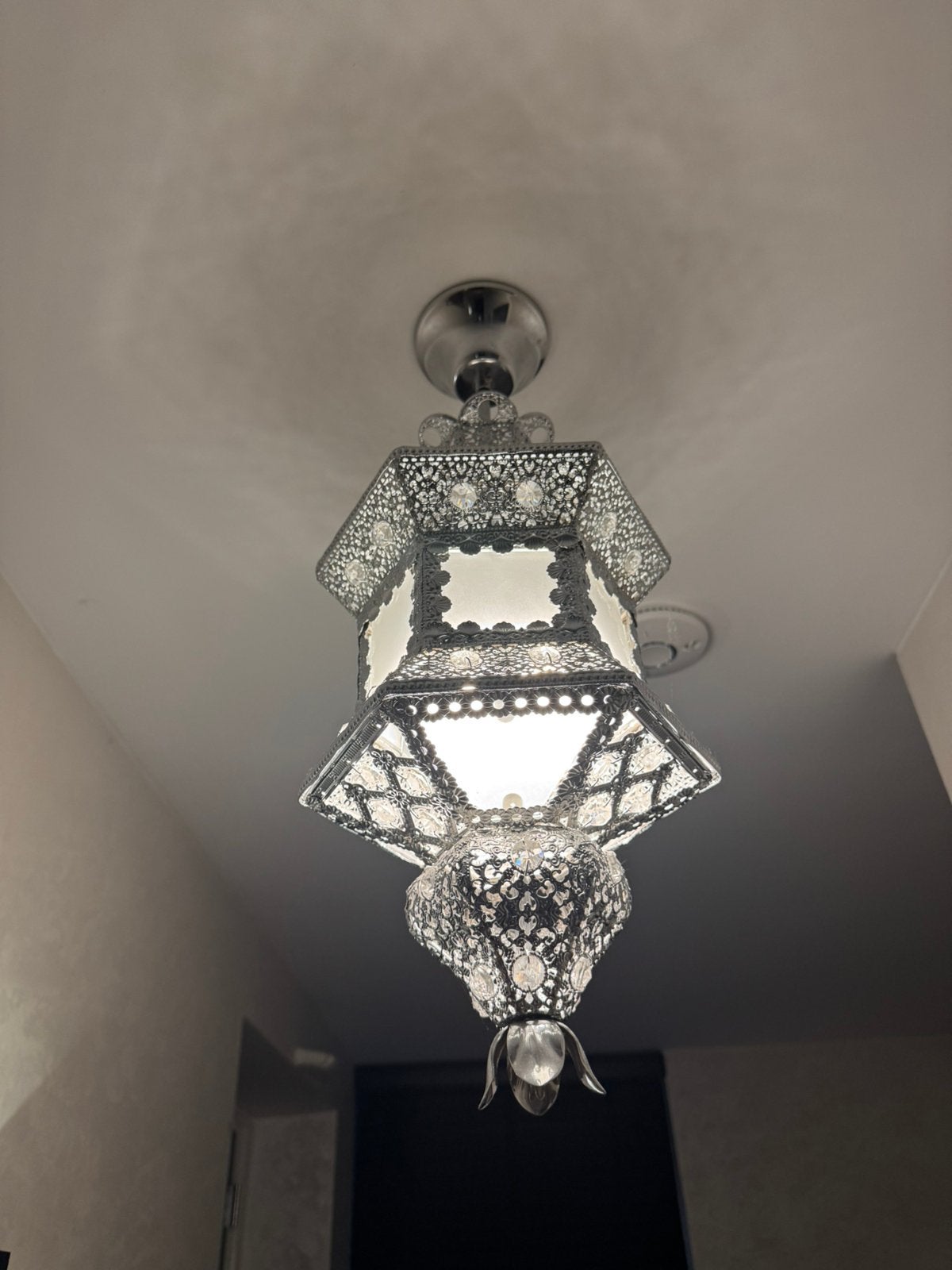 Marrakech stijl hanglamp te koop  plafondlamp, Ophalen of Verzenden, Zo goed als nieuw, Minder dan 50 cm