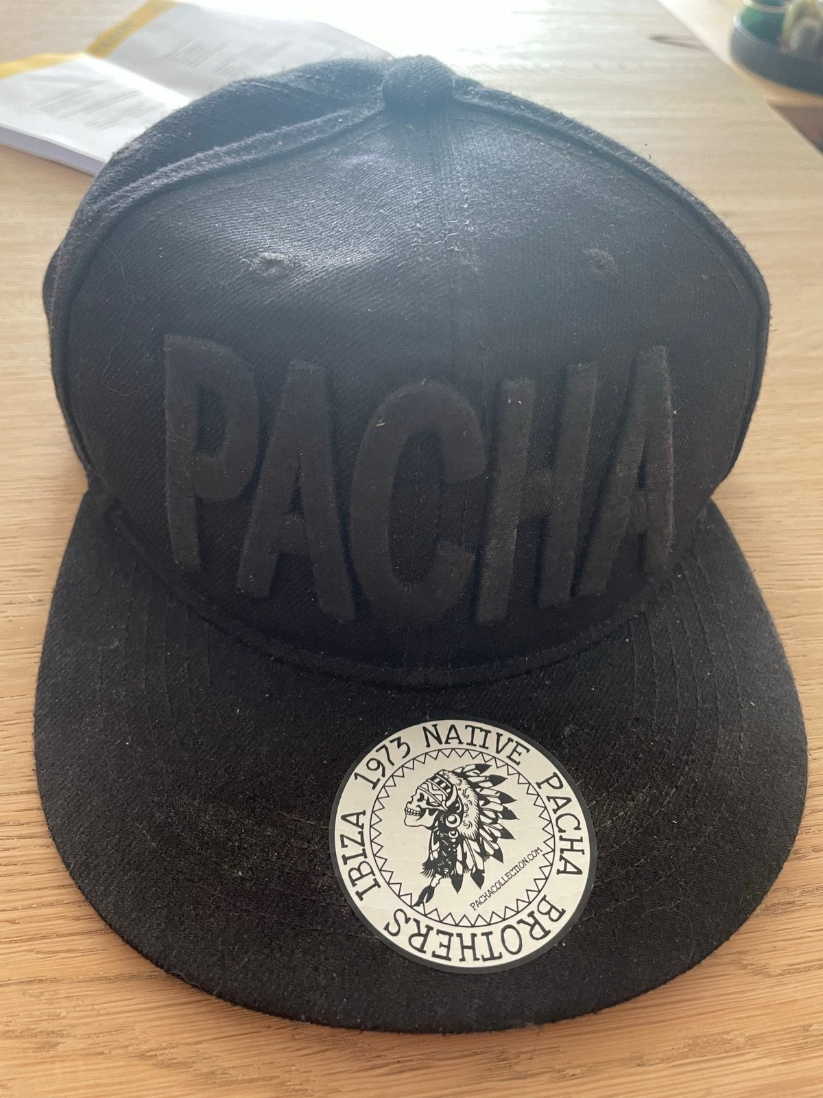 Pacha Ibiza Snapback Pet - Zwart, Ophalen of Verzenden, Zo goed als nieuw, One size fits all, Pet