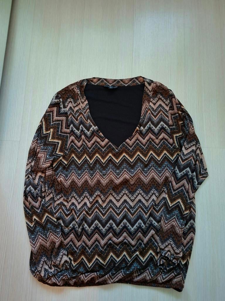 Zwart Ned blouse maat XL, Zwart, Maat 46/48 (XL) of groter, Ophalen of Verzenden, Zo goed als nieuw