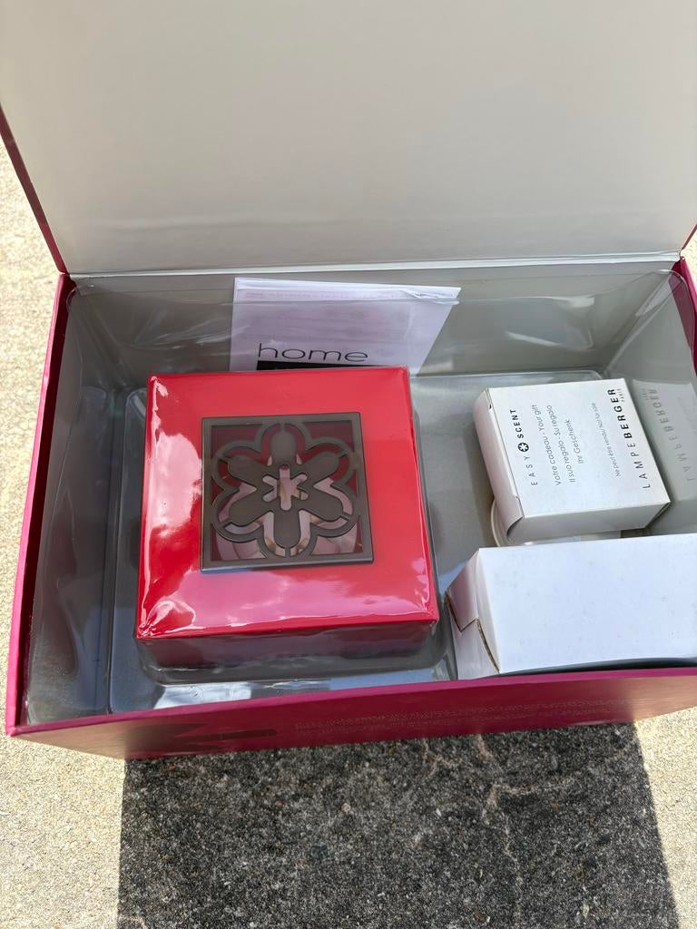 Lampe Berger Easy Scent Cube Rouge, Nieuw, Kunststof, Ophalen of Verzenden, Modern